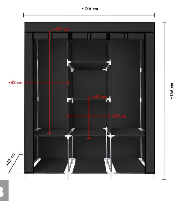 Miniatura 1 de Closet Ropero Armable